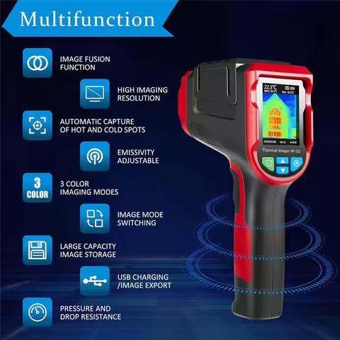 ABRE-NF-521 Thermal Camera Portable Infrared Camera Digital Display Heating Detector Handheld Temper