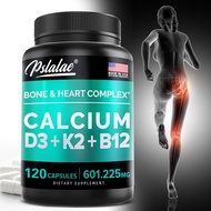 Calcium, Vitamin D3 K2 B12 Supplement - for heart, bone and immune support