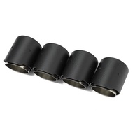 4 Pcs Carbon Fiber Exhaust Tips For BMW F87 M2 F80 M3 F82 F83 M4  Exhaust Pipe ID 70mm Inlet Muffler