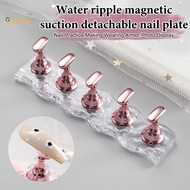 A&W 1 Set Magnetic Nail Holder False Nail Tip Practice Stand Acrylic Crystal Base Holder Nail Art Di