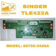 SINGER TV TCON BOARD TLE422A