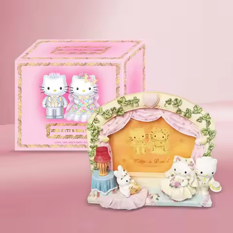 6inch Cartoon Sanrio Hello kitty Love Picture Frame Resin Photo Frame Photo Holder Frames for Weddin