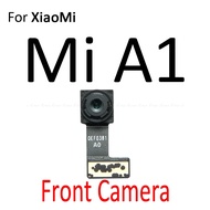 ด้านหลังกล้องเซลฟี่ด้านหน้าหลักสำหรับ Xiaomi Mi A1 A2 Y1 Lite Redmi Y2 S2ริบบิ้นโมดูลขนาดเล็กสายเคเบิลงอได้อะไหล่ซ่อม