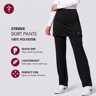 EMAX Seluar Skirt Sukan Polyester QUICK DRY Ringan Sport Skirt Pants Muslimah Plus Size