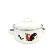Kedaung Kukuruyuk Panci Saus / Sauce Pot Enamel dengan Tutup 12 cm