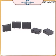 POWER  5PCS 24V Relay F3AA024E 5A 24VDC F3AA012E F3AA005E Normally Open 4 Feet Relay 5A  .