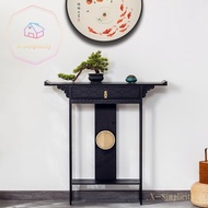 Modern Minimalist New Chinese Style Console Tables Lobby Entrance Cabinet Table Altar Narrow Console Table Wall Table Altar WDFT