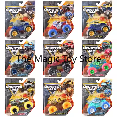 Original Monster Jam Monster Truck Model Toys: Die-cast Car Models, Display Pieces, Figurines and Co