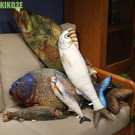KIKO2E Simulation Fish Plush Pillow, Perch Grouper Cartoon Fish Plush Toy, Fish Stuffed Doll Stuffed