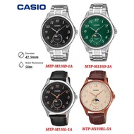 Casio MTP-M110D / MTP-M110L / MTP-M110RL Series Men Watch Moon Phase Display Analog Quartz .