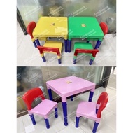 STUDY TABLE WITH 2 CHAIRS KIDS TABLE AND CHAIR SET KIDDIE TABLE SET STUDY