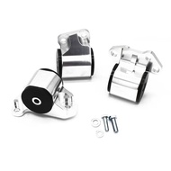 Engine FOR 92-95 HONDA EG CIVIC D16 B16 B18 B20 SILVER Engine SWAP MOUNTS kIT EG D-SERIES B-SERIES