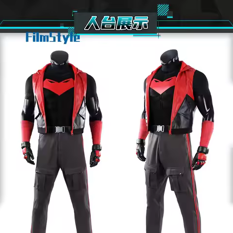 Red Hood Jason Todd Cosplay Costume Uniform Halloween Carnival Party Christmas Play Role Clothes Clo