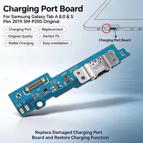 For Samsung Galaxy Tab A 8.0 & S Pen 2019 SM-P200 Original Charging Port Board
