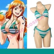 【HX-YAO】One Piece Nami cosplay Costume Nami swimsuit cosplay performance costume