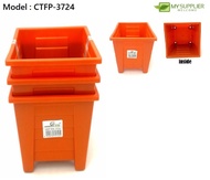 Applelady 3724 3in1 5inch Square Flowerpot W13cm x H11cm(1)