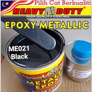 ME021 BLACK ( Metallic Epoxy Paint ) METALLIC EPOXY FLOOR PAINT [ HEAVY DUTY ] PROTECTIVE &amp; COATING Tiles &amp; Floor Paint