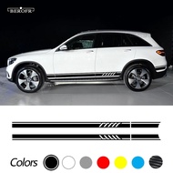 Car Side Door Stripe Sport Racing C63 Style Decal Long Sticker for Mercedes Benz GLC Class X253 Coup