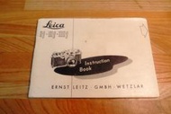 [M爸相機收藏] 免運費 1950 leica iiif iif if 原廠 使用手冊 iiic iiia m2 m3