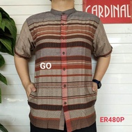 kemeja koko lengan pendek cardinal xl