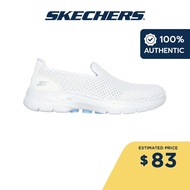 Skechers Women GOwalk 6 Shoes - 896231-WHT Air-Cooled Goga Mat