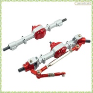 [J X Q K] 2Pcs MN82 LC79 Metal Axle Metal Gear Front and Rear Axle for Mang Cow MN82 LC79 RC Truck C