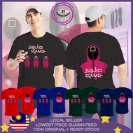 [70% Mega Sales ] Squid Game Clothes Baju Squid Game Men Clothes Baju Lelaki Baju T shirt Lelaki Squ