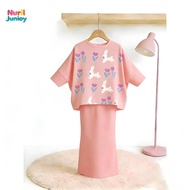 Muslim Girl Fashion Sut, Two Piece Kurung Dress Sut, High Quality Printed Autumn Fragrant Linen, Sui
