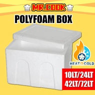 [MR.COOK] Foam box Polyfoam Box Polystyrene box Gabus putih Ice Box white box kotak gabus Kotak Kabu