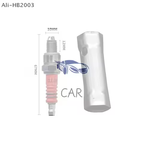 1PCS For A7TC D8TC 110 125 150 With Sleeve 10mm Motorcycle Iridium Spark Plug Three Jaw Three-Pole E