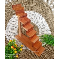 ARENHANDICRAFT 8-tier mahogany sushi Tray