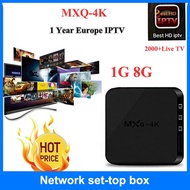 ★MXQ Pro/4K OTT IPTV Network TV Box 4K Ultra HD Android 7.1 Quad Core Internet Streamer Media Player