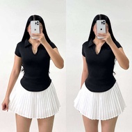 BUENAS POLO PLAIN TOPS