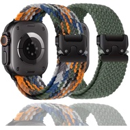 Umbrella Buckle Braided Strap Solo Loop Suitable for Apple Watch, Parachute Button Strap Braided Sin