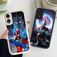 Case for Black Silicone OPPO RENO 2F 2Z A5X 13F 2025 A5 A5i PRO 5G FA-51 Ultraman Theo