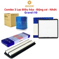 Combo of 3 Air Conditioning Filters - Engine Air Filter - Grand i10/ i10 Oil Filter