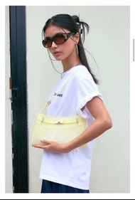 韓國代購 Deinet JELLY TWO-WAY MIDDLE BAG IN BUTTER