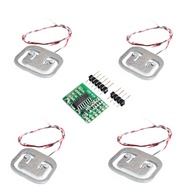 4pcs Human Scale Load Cell Weight Weighting Sensor 50KG Half-bridge with Amplifier HX711 AD Module S