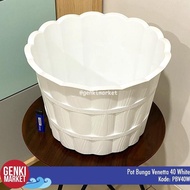 READY Pot Bunga Besar Jumbo 40cm Plastik / Pot Bunga Venetta 40cm