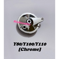 Yamaha Y80 Y100 Y110 Rear Hub Panel - CHROME #brek hub krum belakang ss110 ss1