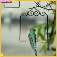 FA|  Style Birds Perch Weatherproof Birds Swing Hummingbird Swing and Perch with Rustic Metal Frame 