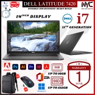 Laptop Murah Dell Latitude 7420 7320 i5 11th Gen 16GB 512GB Touch 2-in-1, 7270 i7 6th Gen 32GB 512GB