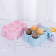store Silicone Mini Ice Pops Mold Ice Cream Ball Lolly Maker Popsicle Molds Baby DIY Food supplement