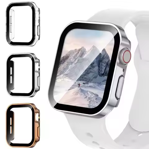 Case for Apple Watch 6 5 4 SE Case 44mm 40mm Screen Protector Anti-falling and Explosion Screen Arti