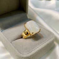 Natural Fire Opal 21k Gold Handmade Ring For Women Opal 21k Gold Womens Ring