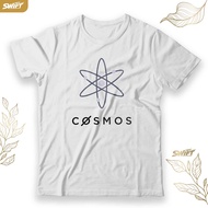 T-shirt Cosmos ATOM crypto blockchain coin DISTRO BAJU TSHIRT