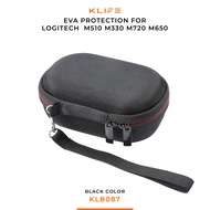 กระเป๋าใส่เมาส์ สำหรับ Logitech M510 M330 M720 M650 เคสเก็บเมาส์ EVA KLIFE PROTECT กันกระแทก กันน้ำ