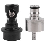 Flash Deal- <br>Beer Brewing Carbonation Cap with 5/16Inch Barb Ball Lock Disconnect SetFit Soda Bee