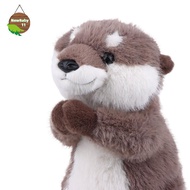 NBBY Cute Lazy Otter Animal Plush Sleeping Doll Children's Birthday Gift Otter Animal Plush .