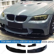 For BMW 3 Series  E90 E91 E92 E93 M3 LCI M Sport  2005-2012 Car Front Bumper Lip Spoiler Diffuser Sp